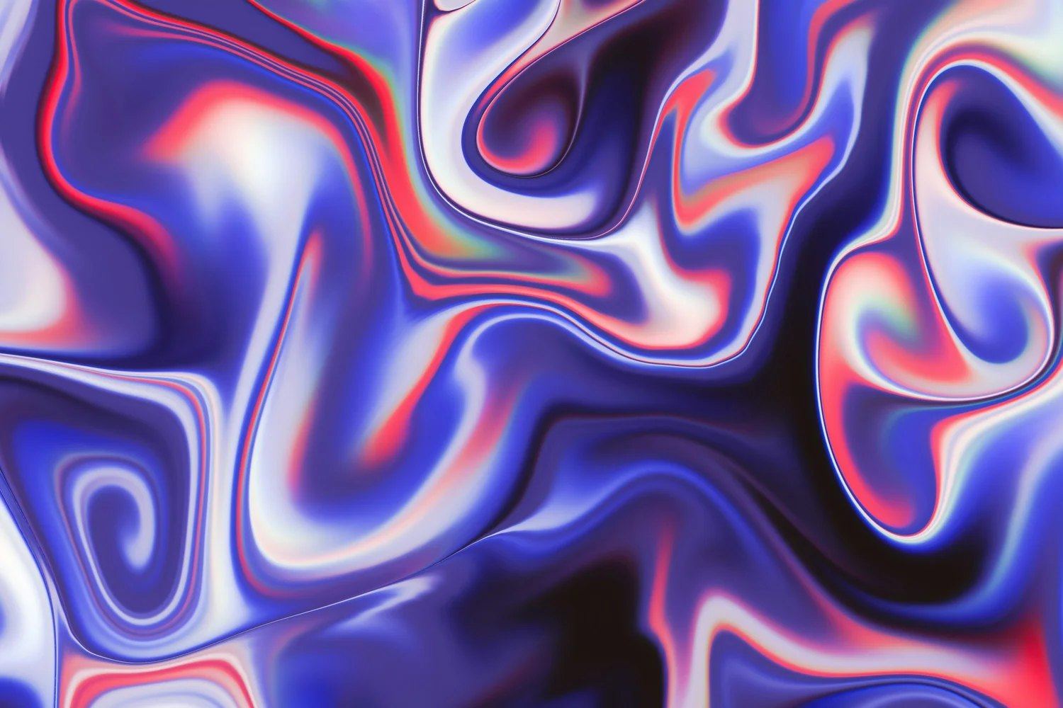 An abstract render of flowing data